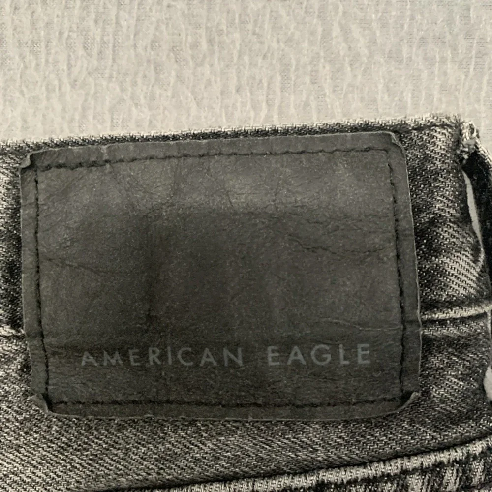Vtg Y2K American Eagle Jeans Men 40x30 Relaxed Loose Baggy 100% Cotton Black NEW